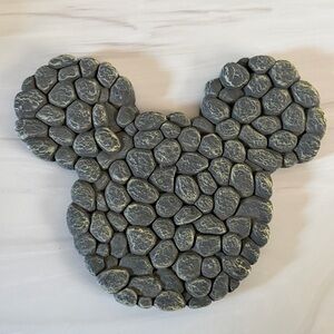 River Rock Disney Mickey Mouse Stepping Stone / Wall Hanging